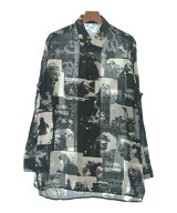 WILDSIDE YOHJI YAMAMOTO ワイルドサイドヨウジヤマモトカジュアルシャツ メンズ 3(L位) 黒xグレーx白(総…