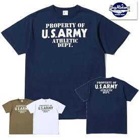 バズリクソンズ BUZZ RICKSONS Tシャツ BR79348 U.S.ARMY コットン TEE 半袖 プリント カットソー バインダーネック 丸胴ボディ USA製 ミリタリー ヴィンテージ アメカジ 東洋エンタープライズ 2024年 春夏 新作