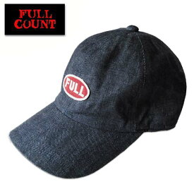 フルカウント FULL COUNT キャップ 6770 ベースボールキャップ 帽子 デニム インディゴ ロゴ ワッペン 定番 アメカジ プレゼント 男性 メンズ ラッピング対応可能 定番 人気 ロングセラー