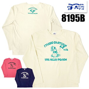 �X�e���f�B�I�E�_���`�U�� STUDIO D'ARTISAN T�V���c 8195B ���� ����T ���S TEE �v�����g �f�j�� �I�}�[�W�� �A���J�W �����Y ���{�� �H�~ 2025�N �V��