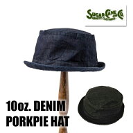 シュガーケーン SUGAR CANE ポークパイハット SC02466 帽子 10oz デニム PORKPIE HAT ハット 小物 アメカ…
