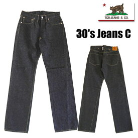 TCBJEANS TCBジーンズ 30's Jeans デニム ジーンズ 30年代 ヴィンテージ ワーク ジンバブエコットン ストレート ワイド ティーシービージーンズ アメカジ メンズ