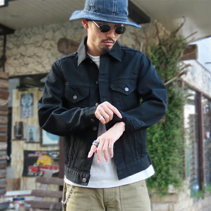 楽天市場】TCBJEANS TCBジーンズ ブラックデニムジャケット 60