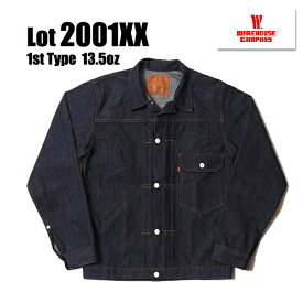 ウエアハウス WAREHOUSE Gジャン デニムジャケット Lot 2001XX ファーストタイプ 1stType 定番 ヴィンテージ アウター 13.5oz ジージャン Gジャン インディゴ ノンウォッシュ 未洗い シンチバック アメカジ メンズ