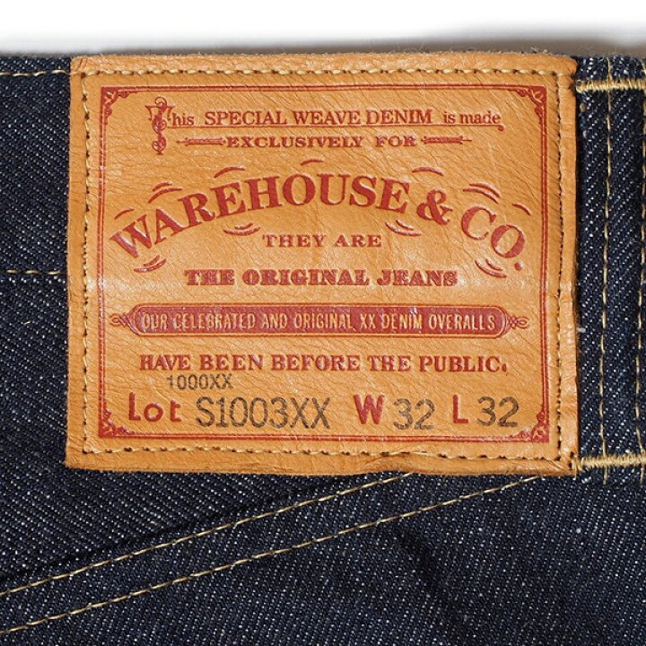 楽天市場】ウエアハウス WAREHOUSE Lot S1003XX (1000XX) 1942MODEL 