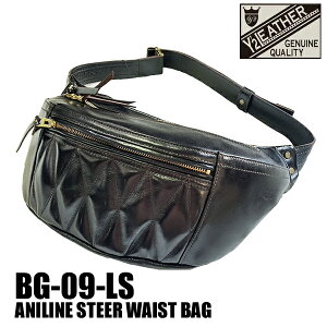 Y'2 LEATHER ���C�c�[���U�[ �o�b�O BG-09 ANILINE STEER WAIST BAG �E�G�X�g�o�b�O �� �J�o�� ���U�[ �{�v ���v �����n �V�����_�[�o�b�O �{�f�B�o�b�O �΂ߊ|�� �A���J�W �o�C�J�[ �v���[���g �j�� ����