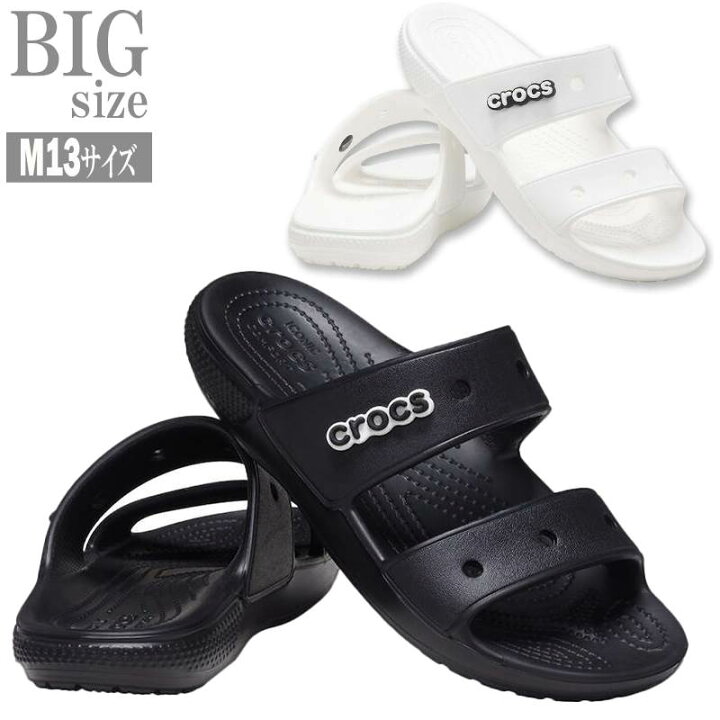 楽天市場 Crocs クロックス サンダル 大きいサイズ メンズ Classic Crocs ゆったりタイプ C 02 Ragtime
