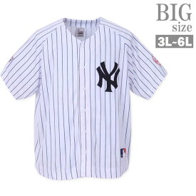 ベースボールシャツ 大きいサイズ メンズ ニューヨーク・ヤンキース NY ユニフォーム C050226-05