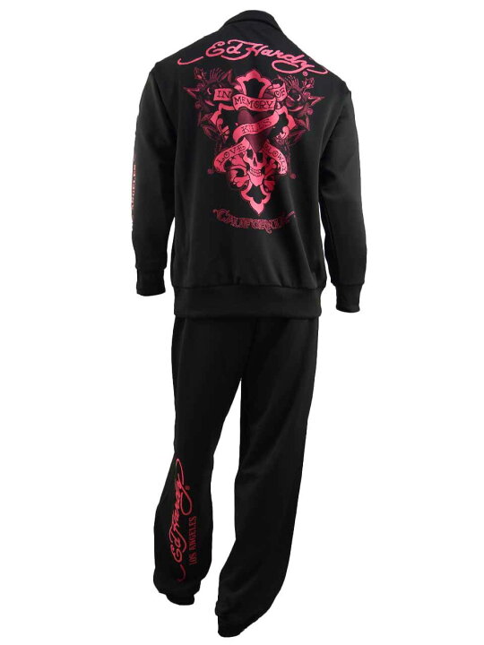 楽天市場】ジャージ 上下 大きいサイズ メンズ ドクロ スカル ED HARDY 