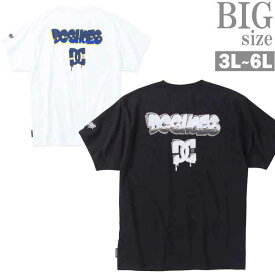 プリントTシャツ 大きいサイズ メンズ DCSHOES ロゴプリント 24 TAKEEE8 GRAFF FT C060321-03