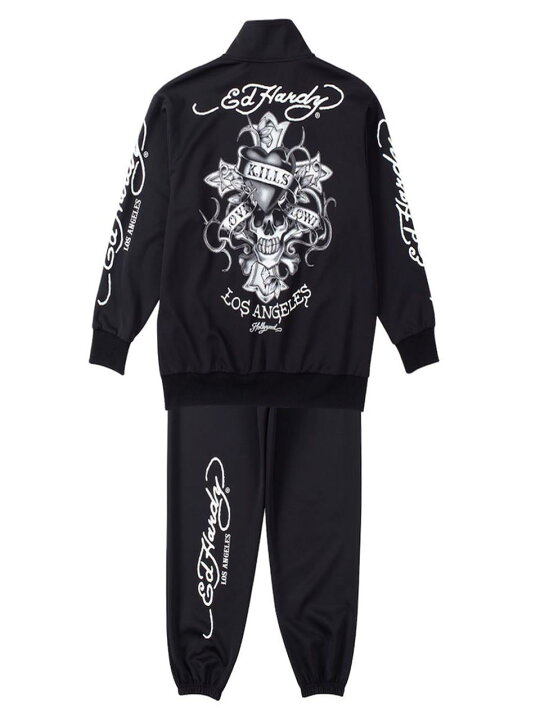 楽天市場】ジャージ上下 Ed Hardy 大きいサイズ メンズ エドハーディ 