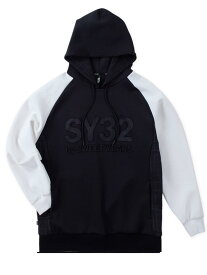 パーカー 大きいサイズ メンズ SY32 エンボス ロゴ デザイン ラグラン スウェット ビッグサイズ C060918-04