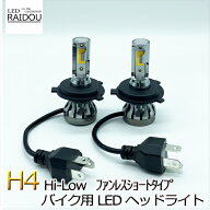 ホンダ CB250F バイク用 H4 Hi/Lo LED ヘッドライト イエロー 3000k ショートタイプ