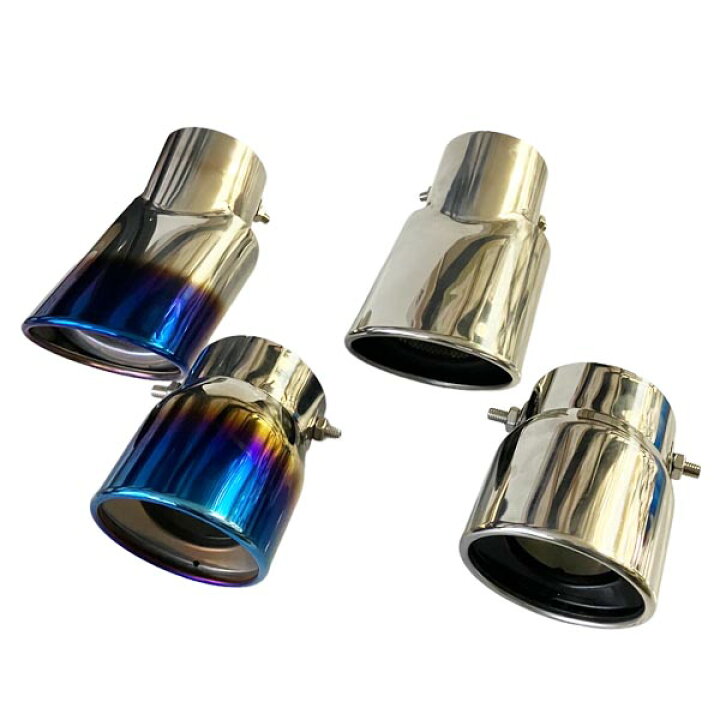 楽天市場】口径70mm対応 マフラーカッター 1本出し 汎用品 外装  