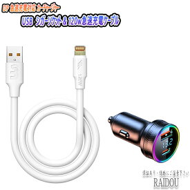 セレナ HC27 USB カーチャージャー シガーソケット 12V-24V対応 iphone Android ipad USBケーブル付き