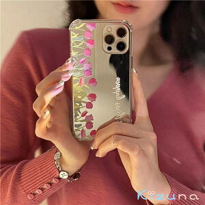 iPhone mirror ������ XS XR Tulipa Pro X 12promax iPhone8plus �݊��i �� ������ �A�C�t�H��11 iPhoneXR 12 XSMax 7plus 13Pro�X�}�z�P�[�X flower �`���[���b�v �������� �J�K�~�^�C�v �J�o�[ 13promax iPhone13�P�[�X �Ϗ�