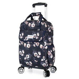 軽量 折りたたみ おしゃれ キャリー ドローバー付き 撥水 大容量 トラベルバッグ キャスター付き 2way リュックサック ナイロン