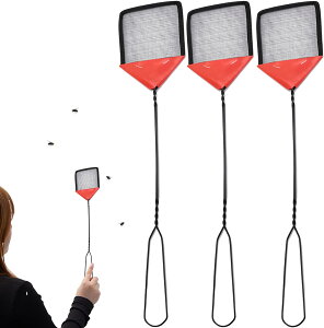 3個/ 個セット ハエ叩き 蚊たたき 害虫駆除 害虫キラー 手動 耐久性 伸縮式 便利グッズ 屋内 屋外 家庭用 教室用 収納簡単 軽量