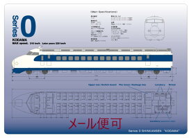 【JR関連鉄道グッズ】B5 クリア下敷き （0系新幹線こだま）【ジェイエム】電車 新幹線 下敷き 下敷 文房具 鉄道 子供 小学校 入学 JR東海承認済 JR西日本承認済