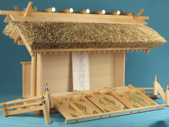 楽天市場】伊勢神宮の街、伊勢市から発送【幅70×奥26×高40cm】神棚-茅 