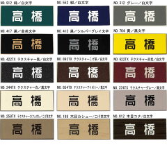 激安/アクリル二層板用ステンレスフレーム付マンション表札正方形