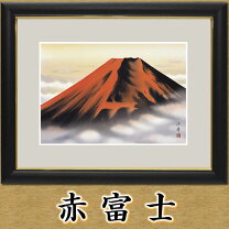 楽天市場】開運 赤富士 絵画の通販
