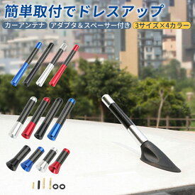 ショートアンテナ 車 アンテナ カーアンテナ ルーフアンテナ 車用 車のアンテナ ショート アクセサリー カー用品 交換 後付け 高感度 ユーロアンテナ ラジオ 受信 AM FM 車 自動車 カスタム ドレスアップ 飾り 車載 かっこいい 汎用 カーナビ 短い カーボン 外装 小物