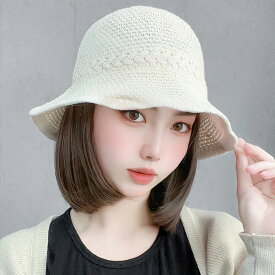＼楽天ランキング入賞／ 帽子ウィッグ 毛付き帽子 ボブ ストレート 可愛い 医療用 かつら ウィッグ付き帽子 ウィッグ付き 髪付き かつら付き 春夏 通気性 送料無料