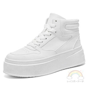 厚底 スニーカー レディース ハイカット 厚手 白 カジュアル 身長アップ おしゃれ 春 秋 ストリートコーデ きれいめ 靴 細身 スニーカーレディース 歩きやすい ブランド 韓国 軽量 ダッドス