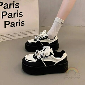 厚底 スニーカー レディース ローカット 厚手 白 カジュアル 冬 身長アップ ストリートコーデ スポーツ 高級 6cm きれいめ 靴 おしゃれ 細身 スニーカーレディース 歩きやすい ブランド 韓国