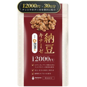 �i�b�g�E�L�i�[�[ 12000FU/���i1��1���j30���� �T�v�������g �[���L�i�[�[ nattokinase �ώ_���J�v�Z�� �r�^�~��k2 ���� ���Y ���{�� Herbase�i�n�[�x�[�X�j
