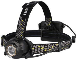 GENTOS(�W�F���g�X) LED �w�b�h���C�g USB�[�d�� ���邳800���[����/���p�_��11����/�㕔�F���� ��p�[�d�r�܂��͒P3�`�d�r4�{(�ʔ���)�g�p �w�b�h�E�H�[�Y HLP-2504