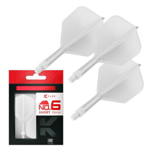 TARGET�i�^�[�Q�b�g�jK-FLEX SHAPE/NO6 FLIGHT (19MM SHORT, �z���C�g)