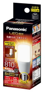 �p�i�\�j�b�N LED�d�� �������a17mm �d��60W�`���� �d���F����(6.4W) ��ʓd���ET�`�^�C�v �����Ή� LDT6LGE17ST6
