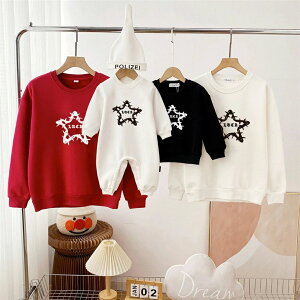 親子 ペアルック 赤ちゃん トレーナー 星 シンプル おしゃれ 親子 ペアルック 綿 親子ペアルック 秋 冬 トップス ゆったり ママ 親子 女の子 冬 ペアルック 親子 ブランド 長袖 t パパ 親子お