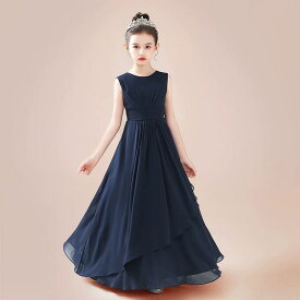 ドレス オーダー 子どもドレス キッズドレス ジュニア キッズ ドレス ピアノ発表会 発表会 中学生 高校生 大人 ワンピース 衣装 ドレス ロング シンプル オーダー メイド 100 110 120 130 140 150 160cm セミオーダー ホワイト ブラック 白 黒 2022年 新商品