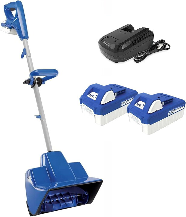 楽天市場】除雪機 コードレス 充電式 電動除雪機 10インチ 24V/4.0Ah大  