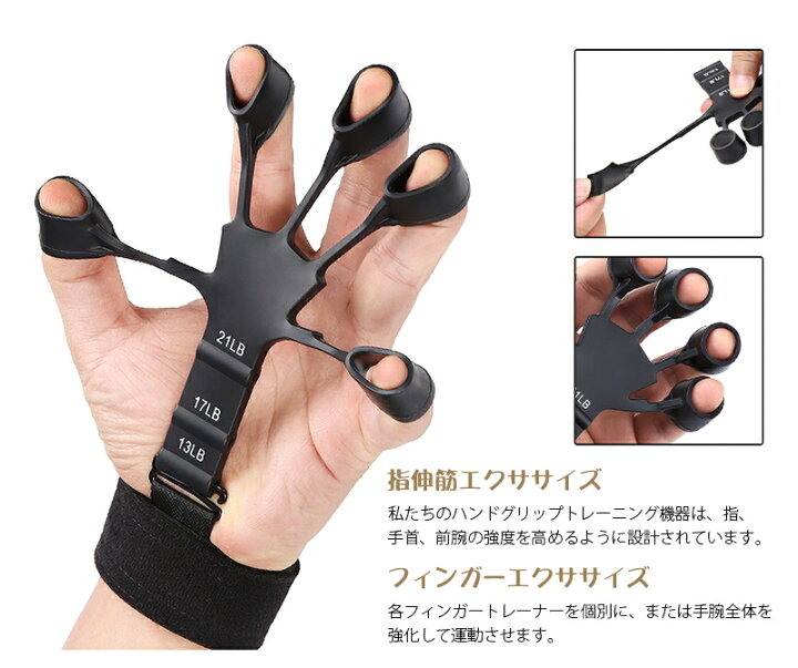 楽天市場】フィンガーパワー 2個セット フィンガートレーナー グリップ 