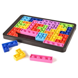 プッシュポップ パズル テトリス 27個入 ゲーム 組み合わせ可能 サイコロ かわいい ストレス解消グッズ 無限 スクイーズ玩具 知育 人気 ポップイット 特別支援玩具 減圧 おもちゃ ポッププッシュ 減圧おもちゃ 知育玩具 シリコン 四角い ブラック 子供 メール便送料無料