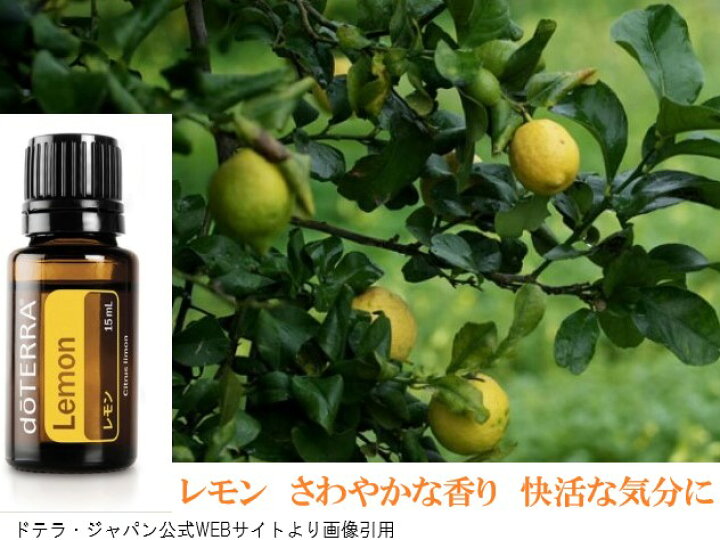 楽天市場】ドテラ レモン お試しサイズ 5ml ドテラ レモン アロマ 