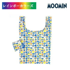 ムーミン グッズ ムーミン バッグ 再生ポリエステルエコバッグ フラワーズブロック エコバッグ ムーミン グッズ サブバッグ 北欧 フィンランド キャラクター雑貨 ギフト プレゼント