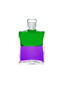 オーラソーマ ボトル 17番 トルバドール I(吟遊詩人 I) / 希望 イクイリブリアムボトル(グリーン/バイオレット)(50ml)レインボーカラーズ aura-soma