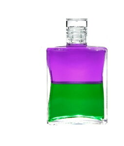 オーラソーマ ボトル 38番 トルバドール II(吟遊詩人 II) / 識別 イクイリブリアムボトル(バイオレット/グリーン)(50ml)レインボーカラーズ aura-soma