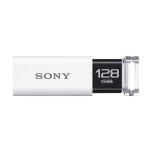 �\�j�[ USB������ USB3.1 128GB �z���C�g �L���b�v���X USM128GU W �������K�i