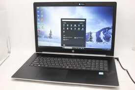 送料無料 あす楽対応 即日発送 訳有 フルHD 17.3インチ HP ProBook 470 G5 Windows11 高性能 八世代Core i7-8550U 8GB 爆速256GB-SSD + 1TB-HDD NVIDIA 930MX カメラ 無線 Office付 Win11【ノートパソコン 中古パソコン 中古PC】（Windows10も対応可能 Win10）