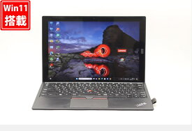 送料無料 あす楽対応 即日発送 訳有 返品不可 2K対応 タッチ 12インチ Lenovo ThinkPad X1 Tablet Gen2 Windows11 七世代Core i5-7y54 8GB 爆速NVMe式256GB-SSD カメラ LTE 無線 Office付 Win11【ノートパソコン 中古パソコン 中古PC】（Windows10も対応可能 Win10）