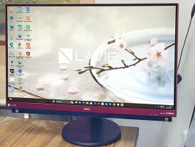 送料無料 あす楽対応 即日発送 良品 フルHD 23.8インチ液晶一体型地デジ NEC PC-DA770HAR-KS / Blu-ray/ Windows11/ 高性能 七世代Core i7-7500u/ 8GB/ 1TB/ カメラ/ 無線/ Office付/ Win11【デスクトップ 中古パソコン 中古PC】（Windows10も対応可能/ Win10）