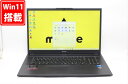送料無料 あす楽対応 即日発送 中古美品 フルHD 17.3インチ mouse F7-I5I01BK-B Windows11 10コア 卓越性能 第12世代Core i5-1235U 16GB 爆速NVMe式612GB-SSD カメラ 無線Wi-Fi6 Office付 Win11【ノートパソコン 中古パソコン 中古PC】（Windows10も対応可能 Win10）