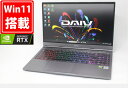 ゲーミングPC 中古良品 2K液晶 15.6インチ MOUSE DAIV 21045N-CMLBB Windows11 超高性能 第10世代Core i7-10870H 32GB 爆速NVMe式1TB-SSD NVIDIA GeForce RTX 3060 Laptop カメラ 無線Wi-Fi6 Office付き Win11【中古ノートパソコン 中古パソコン 中古PC】送料無料 あす楽
