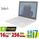 美品 3.2K液晶 タッチ 15インチ Microsoft Surface Book 3 ゲーミングPC/ Windows11/ 第10世代Core i7-1065G7/ 16GB/ 爆速NVMe式256GB-SSD/ NVIDIA GTX 1660Ti/ カメラ/ 無線Wi-Fi6/ Office付き/ Win11【中古ノートパソコン 中古パソコン 中古PC】税込送料無料 即日発送